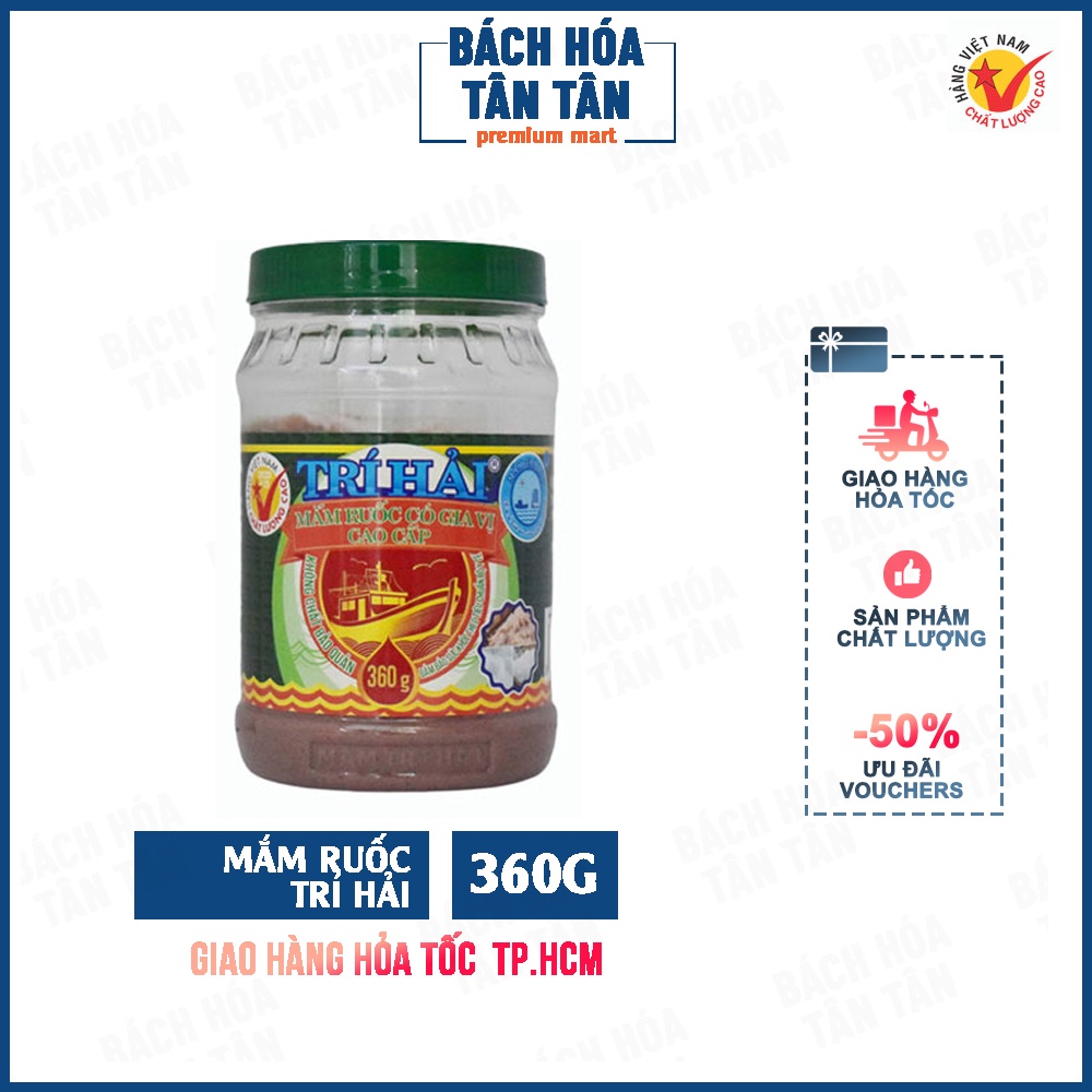 Mắm ruốc Trí Hải có gia vị cao cấp, đặc sản Bà Rịa-Vũng Tàu hũ 360g