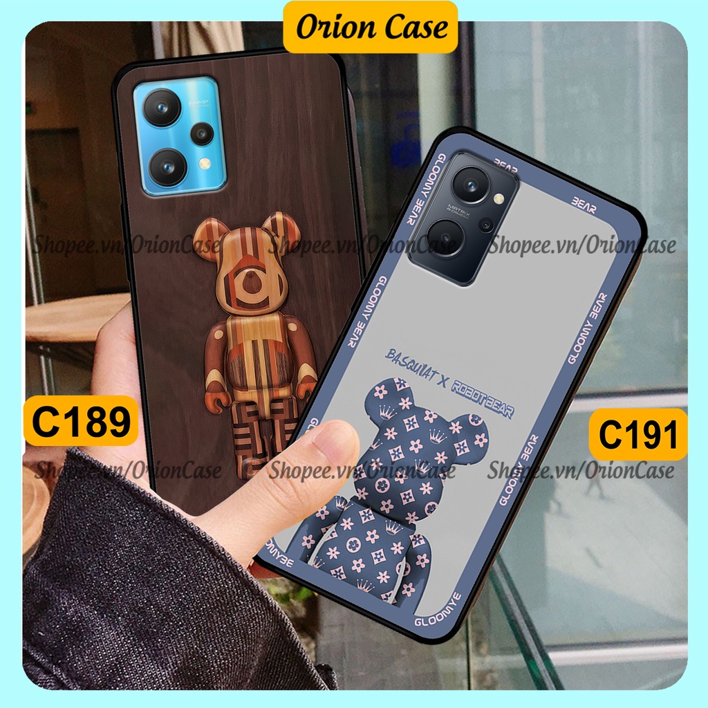 Ốp lưng Realme 9i - Realme 9 Pro in hình bearbrick 3D thời trang, cá tính. ốp chống sốc, bền đẹp