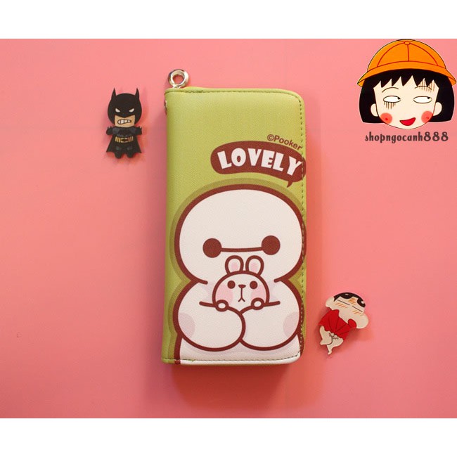Bóp Ví Dài Cầm Tay Nữ Hoạt Hình Big Hero Chất Xịn Chống Xước Chống Nước Đựng Vừa Ip6,6+,7,7+,8... | BigBuy360 - bigbuy360.vn