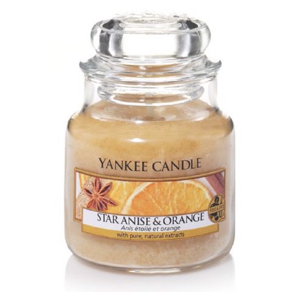 Hũ nến thơm Star Anise &amp; Orange Yankee Candle YAN4962 (Size S 104g)