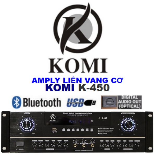 AMPLY LIỀN VANG CƠ KOMI K-450
