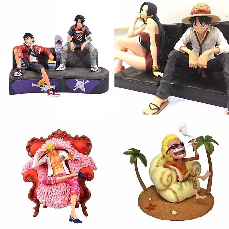 Mô hình Figure One piece Râu trắng Big mom Shank Kaido Mihawk Crocodile Luffy Ace Boa Law Nami Zoro Doflamingo - Kunder