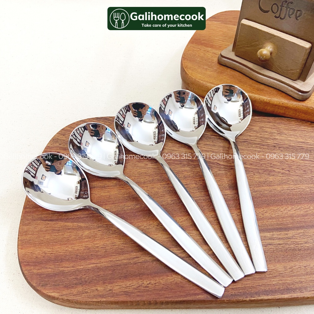 Thìa inox 304 WMF xuất Đức, ăn súp(soup), ăn cháo phong cách Châu Âu sang trọng | GaliHomecook WMF2