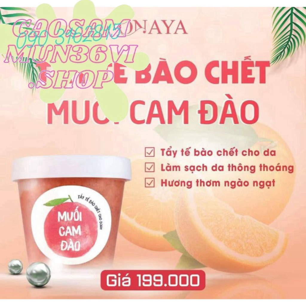 TẨY TẾ BÀO CHẾT MUỐI CAM ĐÀO ONAYA ***new