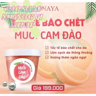 Tẩy tế bào chết muối cam đào onaya new