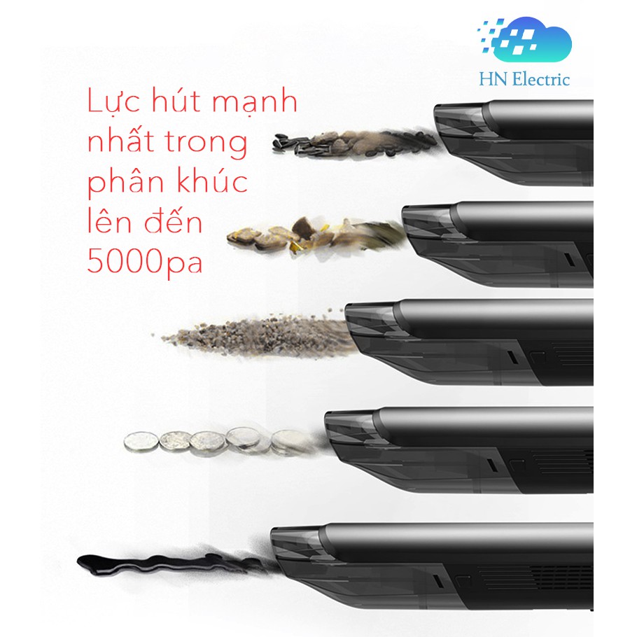 Máy hút bụi_Máy hút bụi trên ô tô thế hệ mới thiết kế sang trọng mạnh mẽ lực hút lên đến 5000pa !! | BigBuy360 - bigbuy360.vn