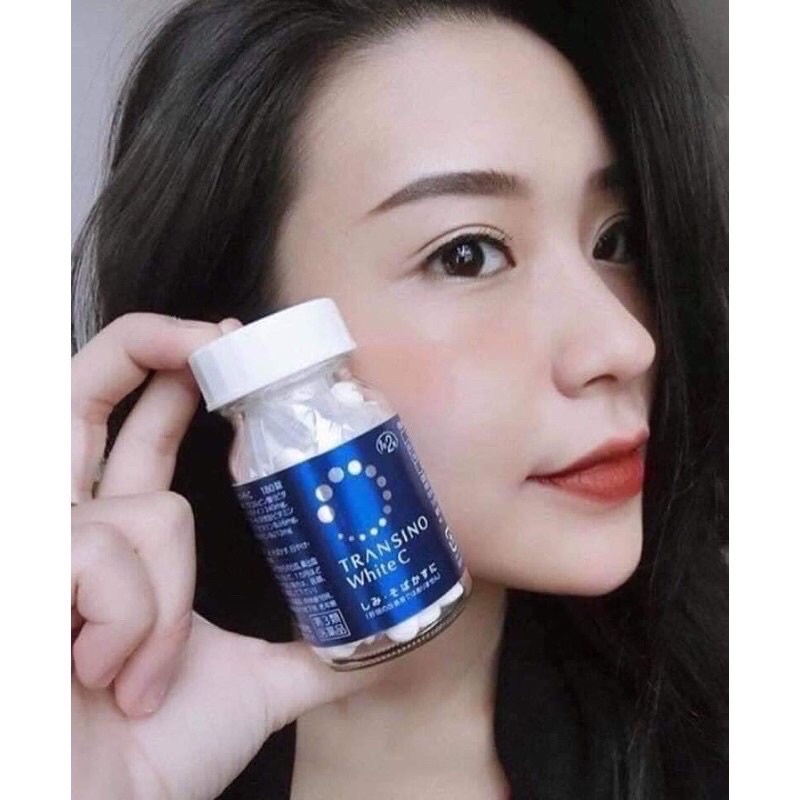 Transino White C Xanh 120 viên Nhật Bản trắng da, mờ thâm nám
