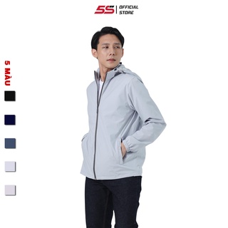 Áo khoác nam vải gió 5s, mũ rời, mềm mại, chống thấm nước, cản gió, giữ ấm cực tốt