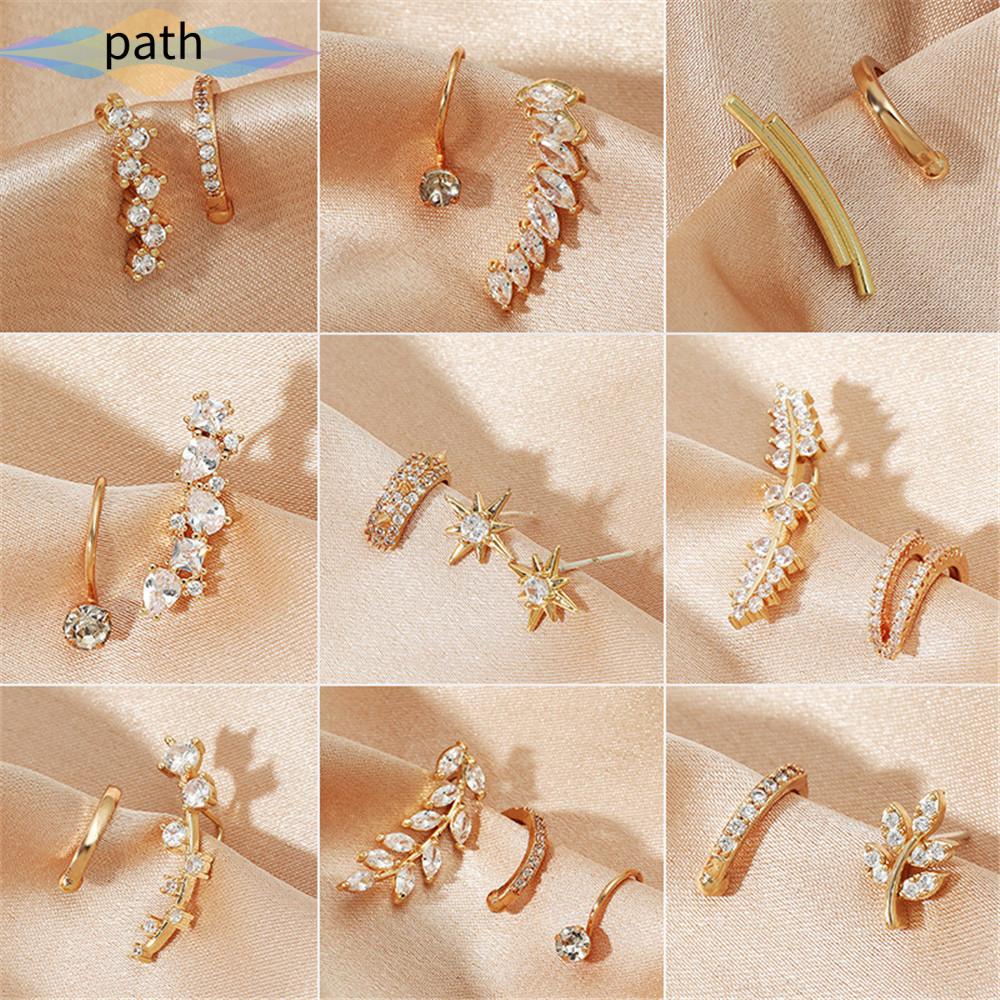 Khuyên tai dạng kẹp không xỏ lỗ hợp thời trang cho nữ