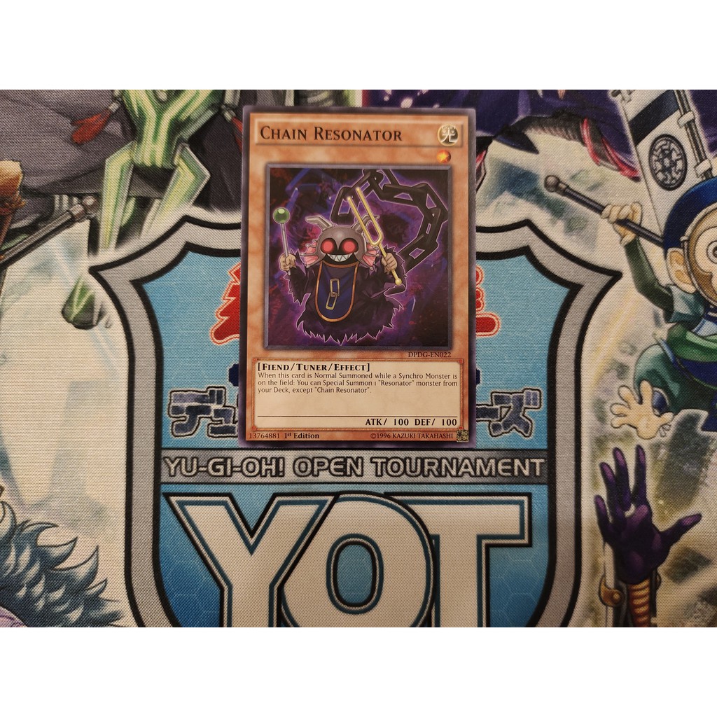 Thẻ bài Yugioh chính hãng Chain Resonator - DPDG-EN022 - Common 1st Edition