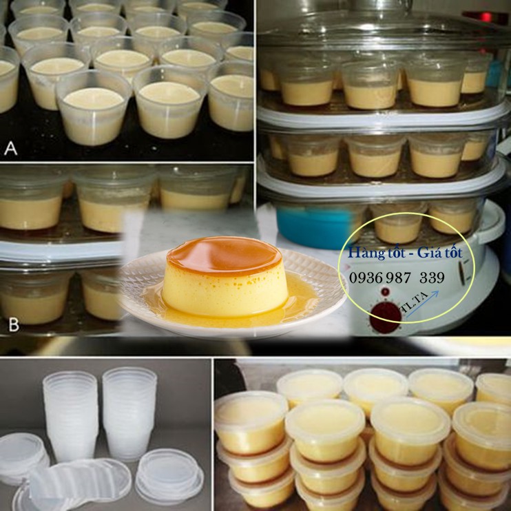 50 HỦ BÁNH FLAN TRÒN SỐ 0