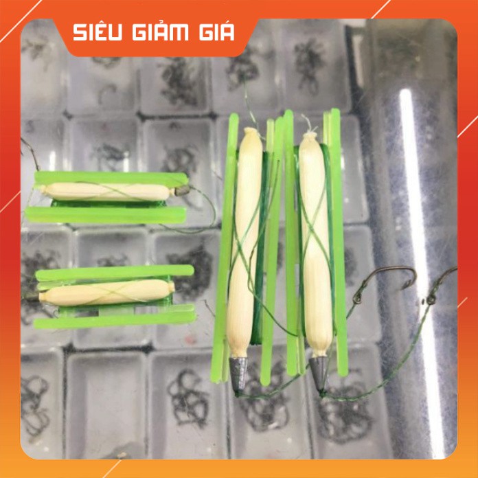Combo 5 bộ dây phao lưỡi câu cá rô , cá trê