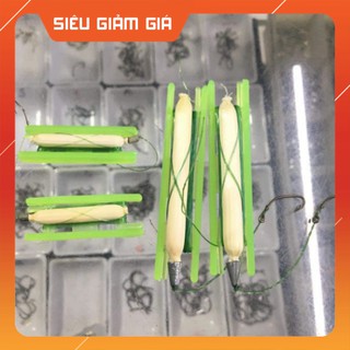 [Combo] Combo 5 bộ dây phao lưỡi câu cá rô , cá trê [Giá rẻ]