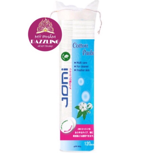 [Chính Hãng] Bông Tẩy Trang Jomi 120 miếng