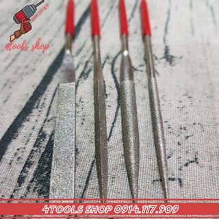 Bộ 3 dũa hợp kim mo-dẹt-tròn