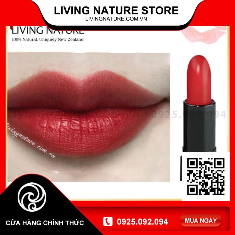 [Official Store] Son môi organic Living Nature - Màu đỏ cam Wild Fire 11