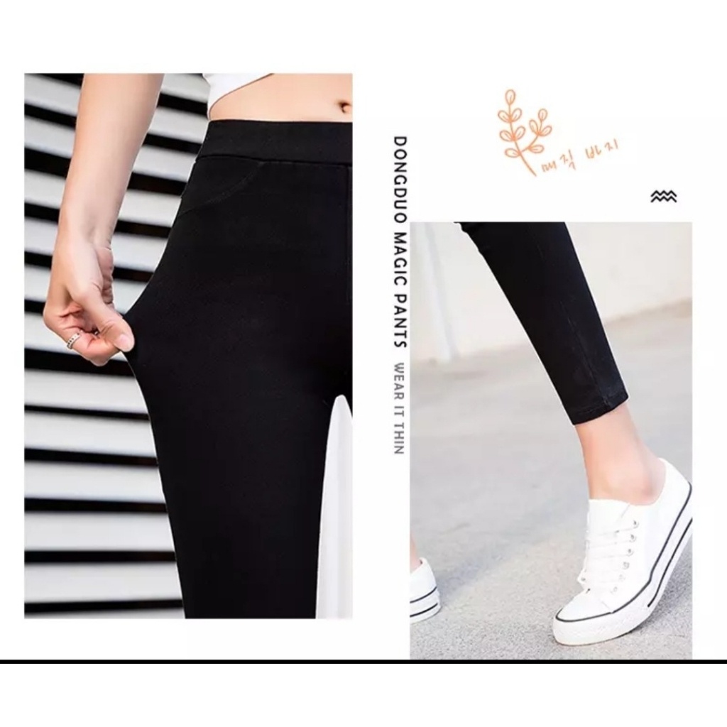 Quần Legging Nữ Bigsize Nâng Mông Cao Cấp Vải Poly
