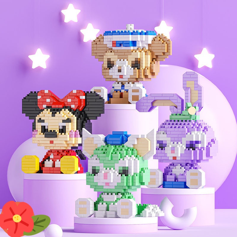 Đồ chơi Lắp ráp, Xếp hình Lego Mini - Mô hình con vật hoạt hình dễ thương