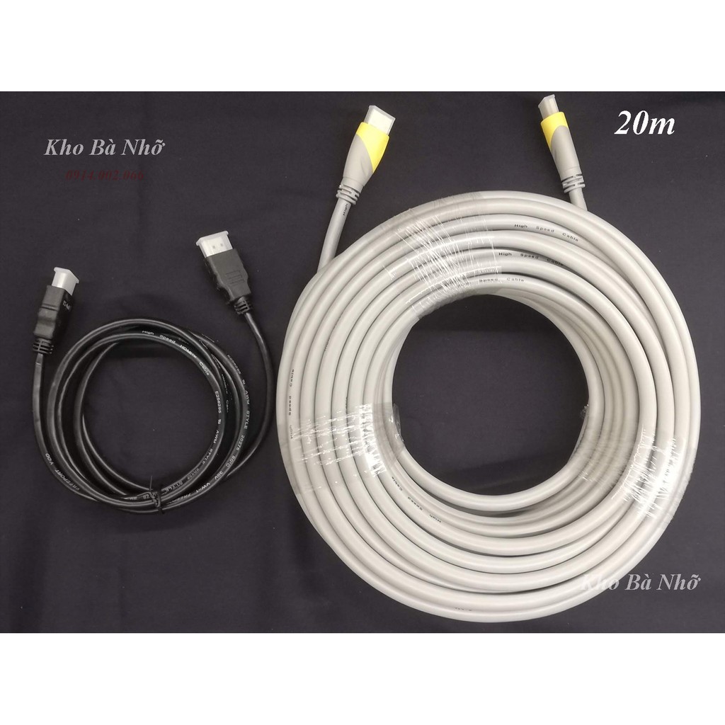 (20m) Dây cáp HDMI Arigato cao cấp. Hỗ trợ hình ảnh độ phân giải cao 4K*2K, HD, full HD 1080p, 3D, Bluray