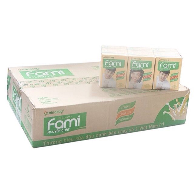 Sữa Fami nguyên chất 36 hộp x200ml #1