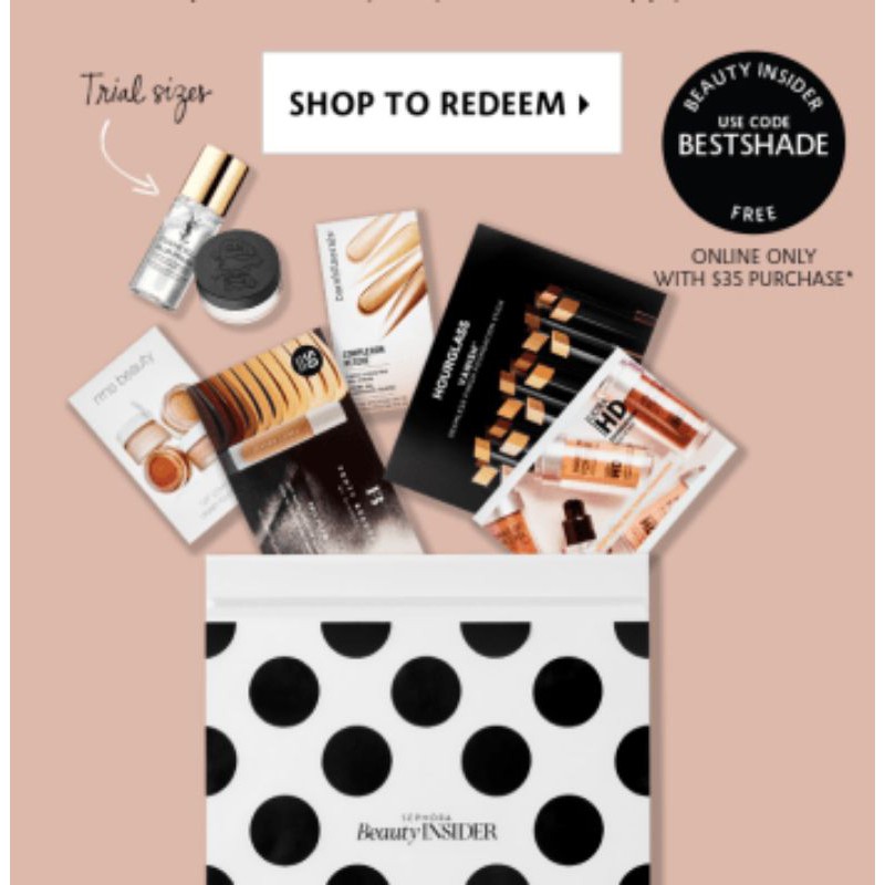 Combo đồ trang điểm Sephora Beauty Insider 10 món