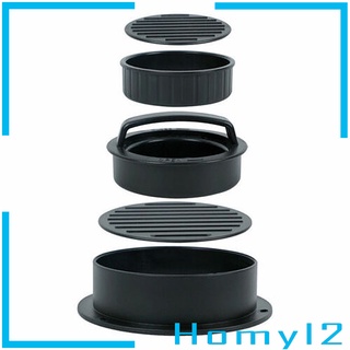 DIY Plastic Hamburger Meat Compactor Press Mold Grill Burger Maker Kitchen