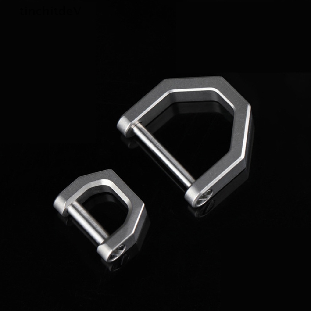 Ổ Khóa Mini Bằng Titan Hình Chữ D Đa Năng Tiện Dụng Cho Xe Hơi