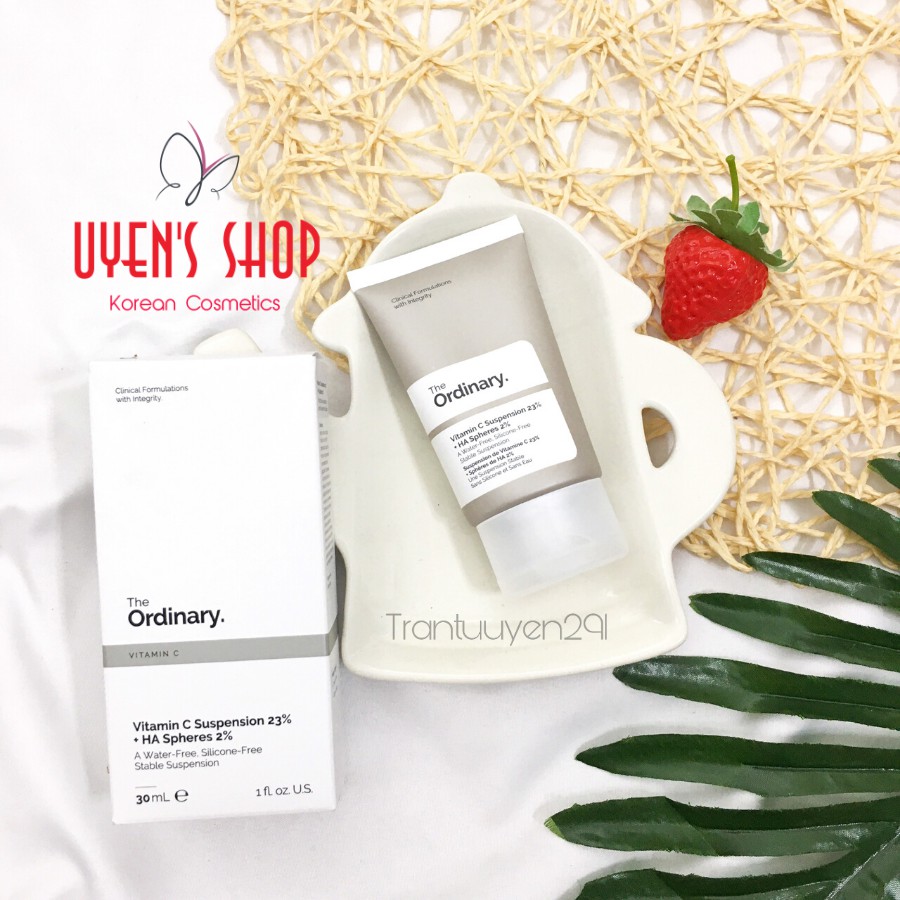 (Bill Hàn) Kem Dưỡng trắng Sáng Da The Ordinary Vitamin C Suspension 23% + HA Spheres 2% 30ml