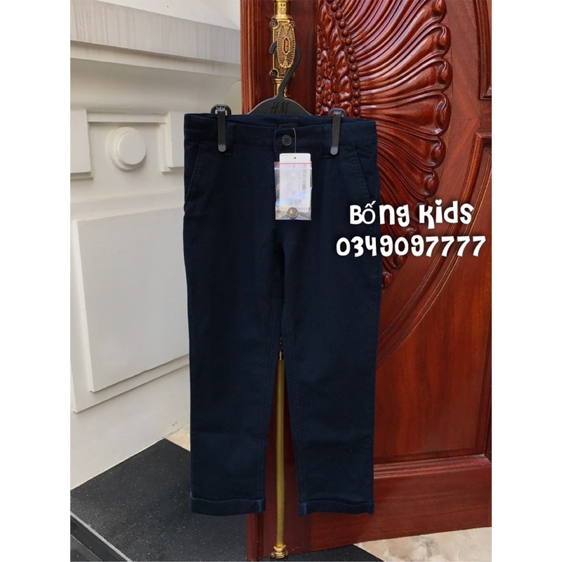 Quần Tây Bé Trai Kaki Basic Xanh Navy O’stin