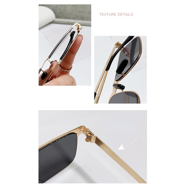 Kính Mát Gọng Kim Loại Phong Cách Âu Mỹ Mới Cho Nam