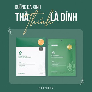 Mặt Nạ Ngăn Ngừa Mụn Chuyên Sâu Caryophy Portulaca Mask Sheet 22gr