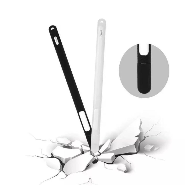 Vỏ silicon bảo vệ bút cảm ứng máy tính bảng cho iPad Pencil 2 | BigBuy360 - bigbuy360.vn