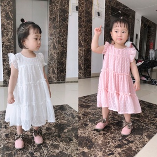 Váy cho bé gái, đầm BaBy Doll công chúa hàng Quảng Châu [kèm ành thật shop tự chụp]