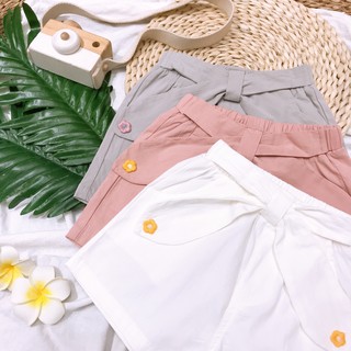 [Mã SKAMCLU8 giảm 10% cho đơn từ 100K] Quần sooc đũi hoa cúc bé gái 2157 (có ảnh thật)