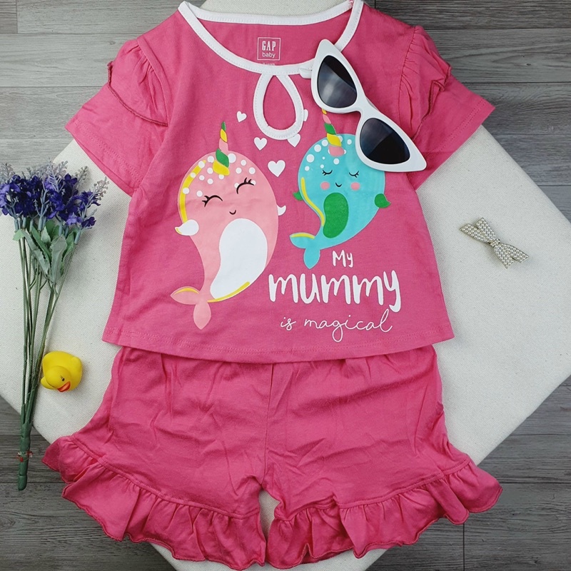 Bộ Cotton Bé Gái 10-25kg, Bộ Quần Áo Bé Gái Cotton