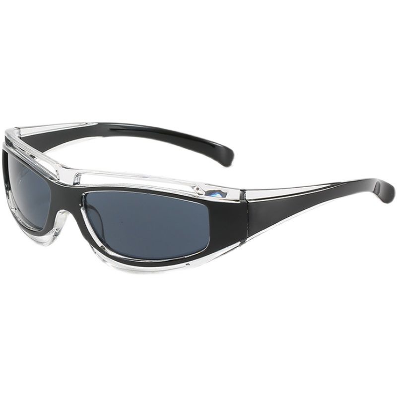 Kính Mát Lái Xe Một Mắt Gọng To y2k y2k Phong Cách Hip Hop Punk