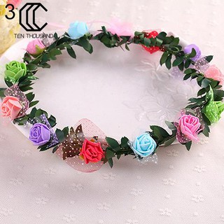 Vòng hoa đội đầu cho cô dâu
