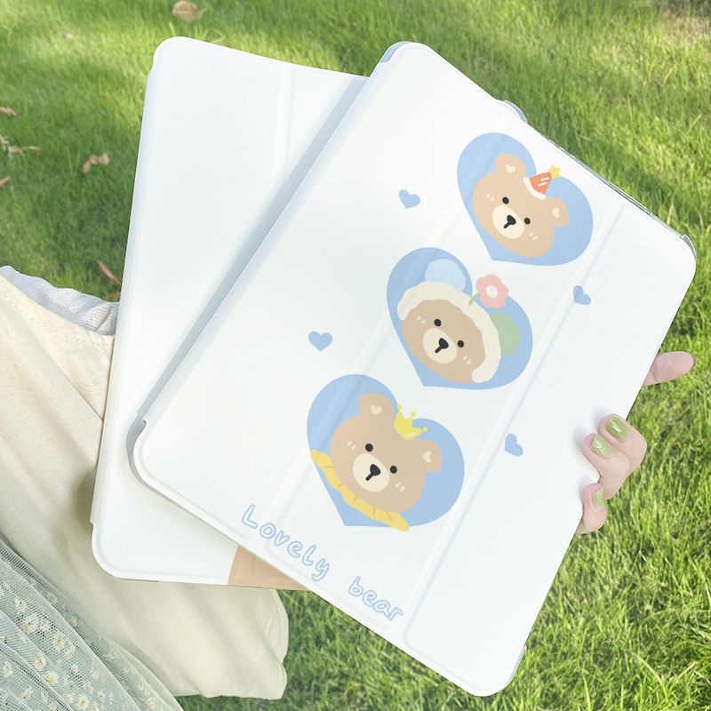 Ốp Bảo Vệ Máy Tính Bảng Có Túi Khí Và Ngăn Đựng Bút Cho Ipad Pro 12.9 Air 5th 2022 9th 8th 7th 6th Pro 11 Inch Air 4 3 2 Mini 6 5 10.2'' 10.5'' 10.9'' 9.7''