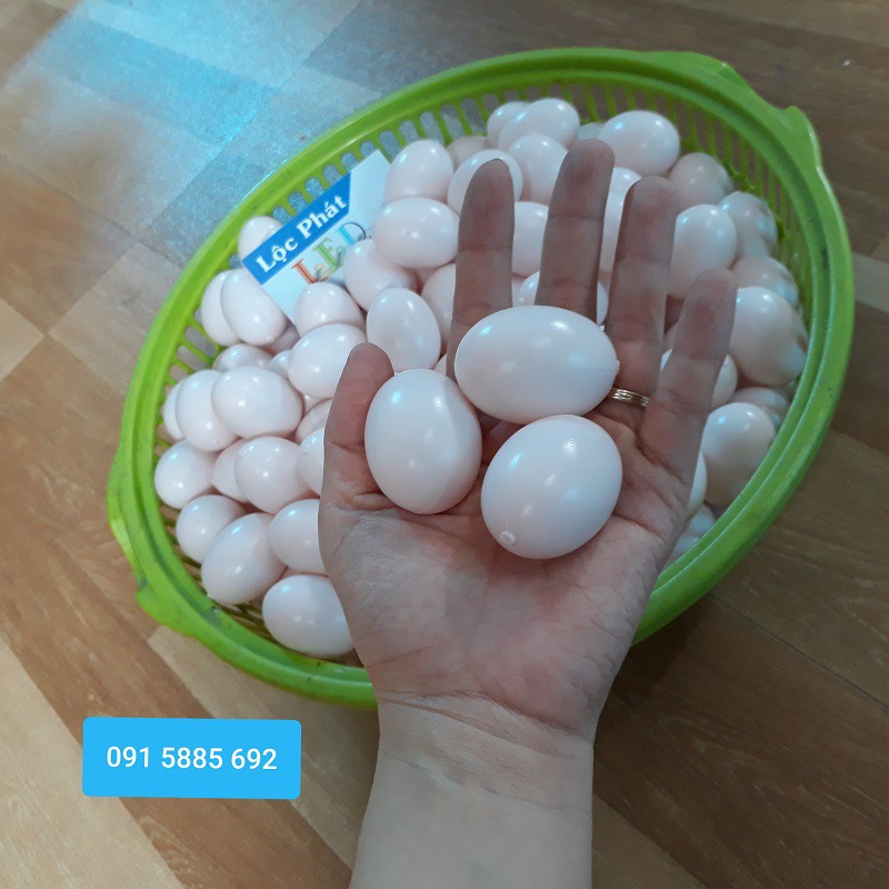 100 trứng bồ câu giả bằng nhựa, màu hồng phấn, trứng nước, mới, bền 100TN-H