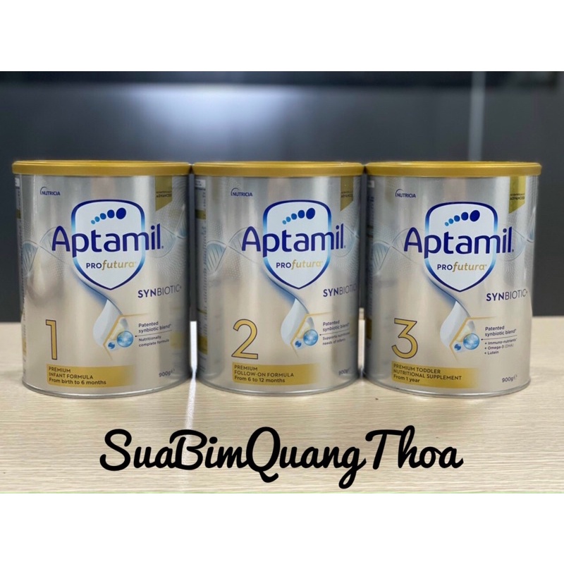 [ Chính Hãng]  Sữa Aptamil Profutura Úc [ Mẫu Mới ] đủ số 1,2,3,4 Lon 900g[ date mới nhất ]