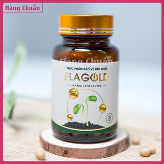 Hàng Chuẩn - Nano Mầm Đậu Nành FLAGOLD - Bổ sung nội tiết tố nữ tốt nhất - Thực Phẩm cho Sức Khỏe từ Viện Hàn Lâm