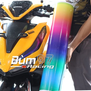 Decal 7 màu dán choá đèn 30cm x60cm