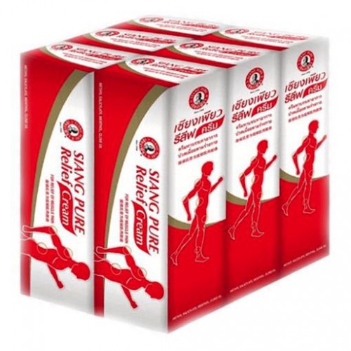 6 chai dầu Xoa Bóp SIANG PURE RELIEF Thái Lan 30gr