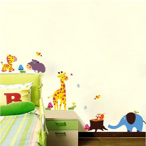 Decal trang trí tường - Thú Vui Chơi đơn lẻ mới