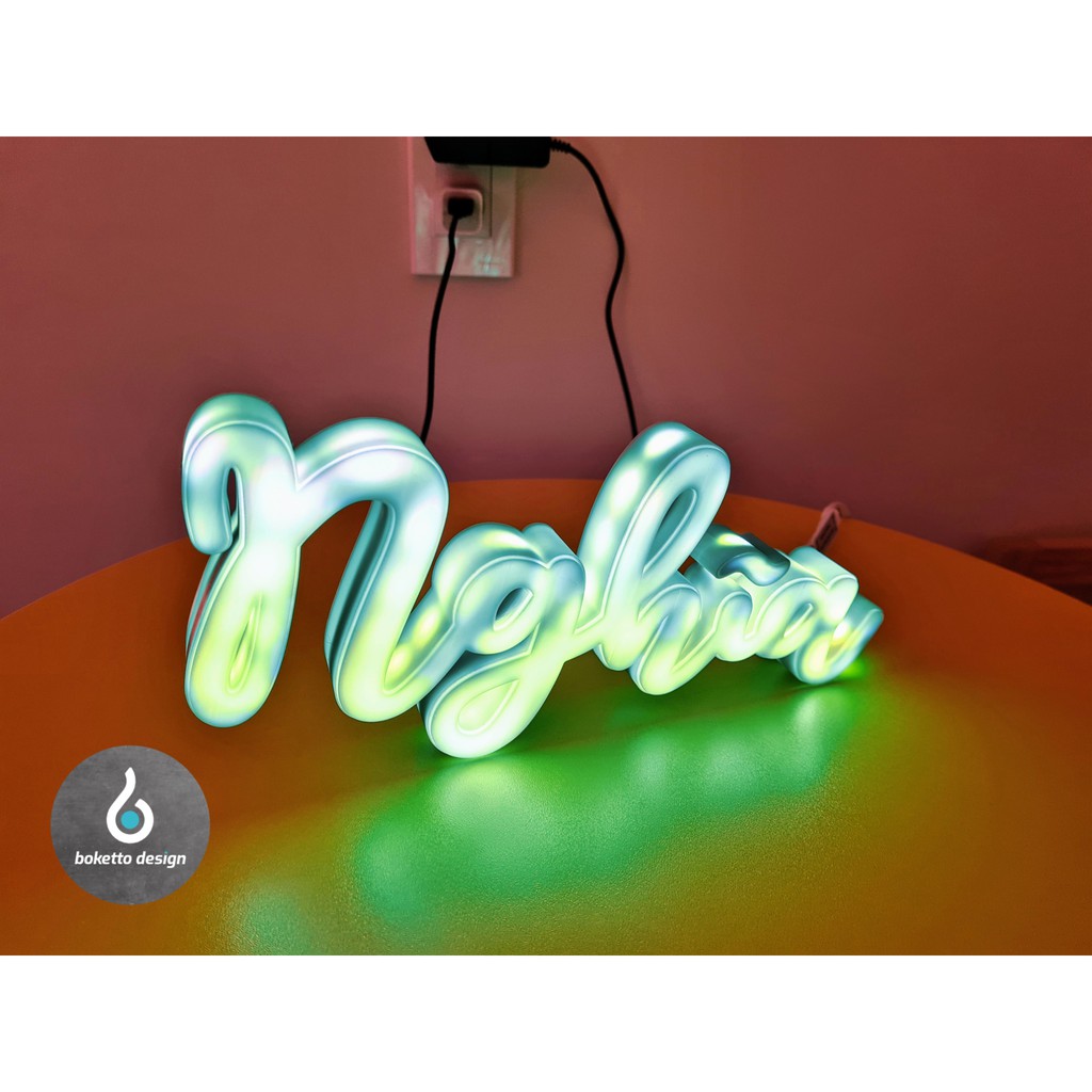 Đèn trang trí phòng game. PS5 XBOX Series X LED tên chữ thiết kế theo yêu cầu. Custom LED lighting name/logo | BigBuy360 - bigbuy360.vn