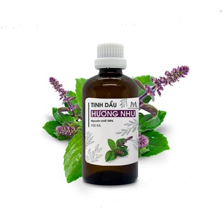Tinh dầu hương nhu Mộc Nhiên Hương 100ml kháng khuẩn, khử mùi, đuổi côn trùng, thơm lâu, thư giãn, đuổi muỗi