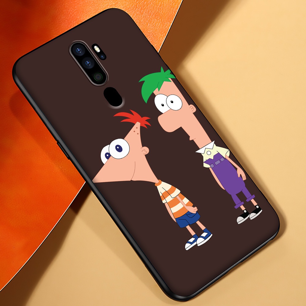 OPPO A53 A32 F11 Reno 2 3 4 Z 2Z 2F Pro 2020 TPU Soft Silicone Case Casing Cover PZ125 Phineas and Ferb