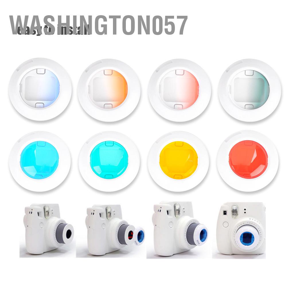 Hàng Hot Set bộ lọc đèn flash camera chụp ảnh lấy liền 4 màu cho Fujifilm Instax Mini 7S/ 8/ 8+/ 9 washington057 Hàng giao ngay | BigBuy360 - bigbuy360.vn