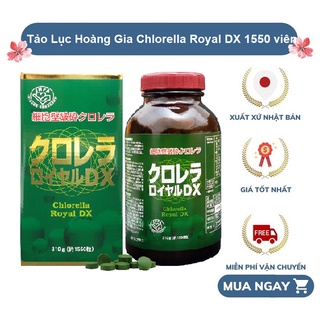Tảo Lục Hoàng Gia Chlorella Royal DX 1550 viên Nhật bản Chính hãng