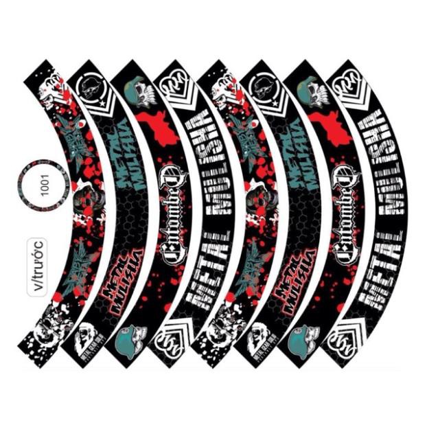 Tem Vành Full Bánh Mã 1001 Tem 3 Lớp Chống Phai Màu